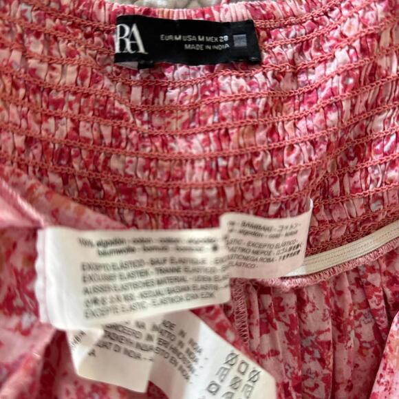 Zara Pink and white maxi dress with adjustable straps - Picture 5 of 5